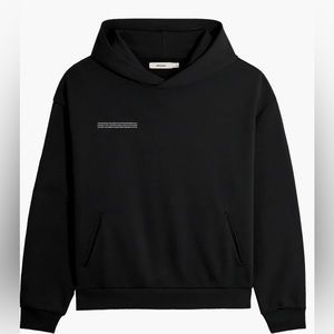 PANGAIA MENS BLACK HOODIE (M)